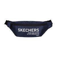 SKECHERS 斯凯奇 L319U046 男女同款休闲腰包 深黑色