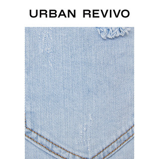 URBAN REVIVO WH22SBKE2012 女士牛仔短裤