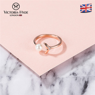 维多利亚·海德VICTORIA HYDE 美人鱼系列 VH84005F 珍珠鱼尾925银戒指