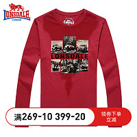 LONSDALE 114309197 男士T恤 (军绿、2XL)