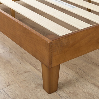 Zinus 际诺思 现代简约全实木床架 1.5米床