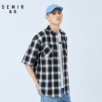 Semir 森马 19-049041336 男款短袖衬衫