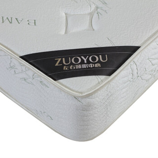  ZUOYOU/左右家私 DCW016 乳胶弹簧床垫  偏软，软硬适中 20-25cm（含） 180*200cm 白色