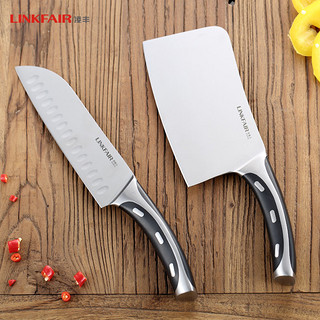 LINKFAIR 凌丰 德诺系列 刀具两件套 剁骨刀+水果刀
