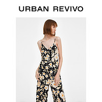 URBAN REVIVO WG21S6JN2000 女士吊带连身裤