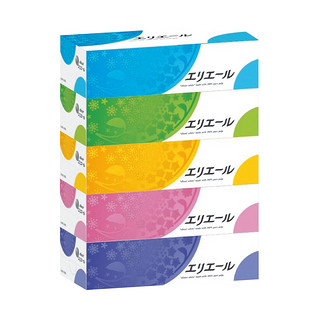 GOO.N 大王 elleair 超柔软抽纸 180抽*5盒装