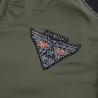 Superdry 极度干燥 PATCH ROOKIE FLIGHT BOMBER M50012DR 男士连帽夹克外套