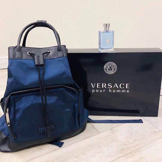 Versace 范思哲 尼龙双肩包 赠送100ml男士香水