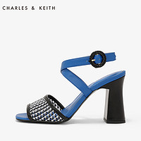 CHARLES＆KEITH CK1-60280124 女士复古凉鞋