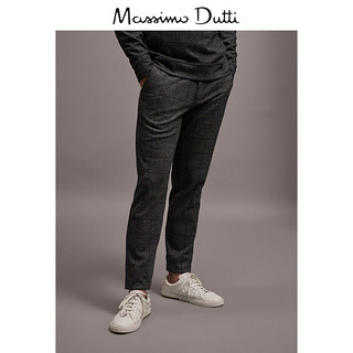 Massimo Dutti 00012200802 男装休闲裤直筒裤子