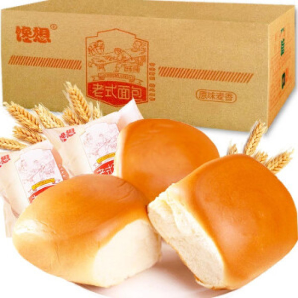 馋想 经典原味老面包 508g
