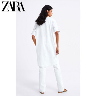 ZARA 04873177250 女款纽扣饰连衣裙 