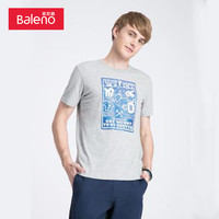 Baleno 班尼路 88802237 男士印花短袖T恤