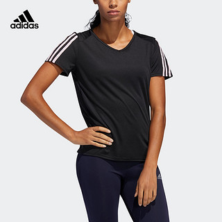 adidas 阿迪达斯 RUN 3S TEE DX2021 女子跑步短袖T恤