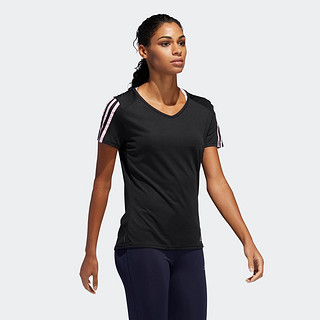 adidas 阿迪达斯 RUN 3S TEE DX2021 女子跑步短袖T恤