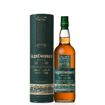GLENDRONACH 格兰多纳 复兴 15年 单一麦芽 苏格兰威士忌 700ml 单瓶装