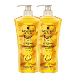 Schwarzkopf 施华蔻 8金纯盈润 精油洗护套装（洗600ml+润600ml）