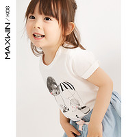 maxwin 马威 女小童短袖T恤