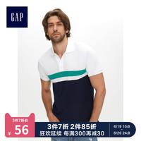 Gap 盖璞 465044 男士拼色纯棉Polo衫