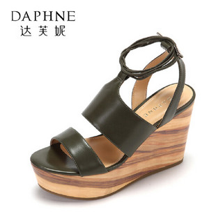 DAPHNE 达芙妮 女士一字扣凉鞋