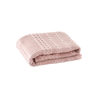 网易严选 午后青园·大蜂巢 华夫格纯棉盖毯