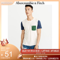 Abercrombie & FitchAbercrombie&Fitch 218466 男款拼色T恤