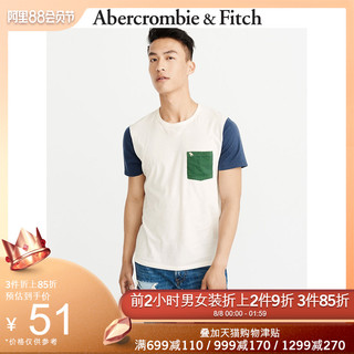 Abercrombie & FitchAbercrombie＆Fitch 218466 男款拼色T恤