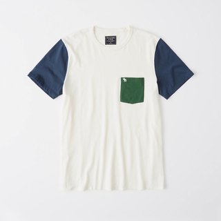 Abercrombie & FitchAbercrombie＆Fitch 218466 男款拼色T恤