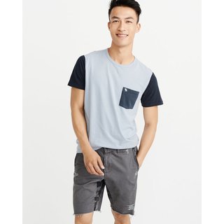 Abercrombie & FitchAbercrombie＆Fitch 218466 男款拼色T恤