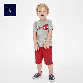 Gap 盖璞 Marvel 复仇者联盟系列 男童纯棉短袖T恤