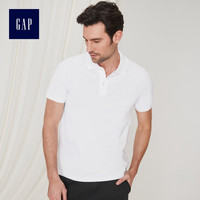 Gap 盖璞 556585 男士短袖Polo衫 白色 175/88A(XS)