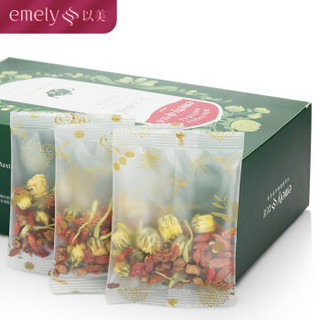 emely 以美 花茶 金银花枸杞菊花茶 蒲公英根养生茶 胎菊杭白菊花草茶叶 泡茶水喝的独立袋装100g