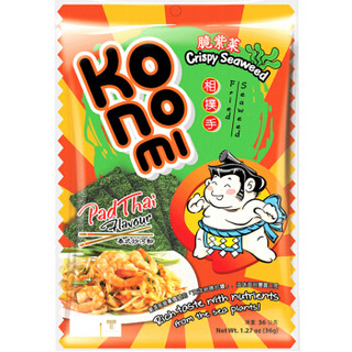 泰国进口 相扑手 Konomi  泰式炒河粉味 脆紫菜 36g/袋 休闲零食