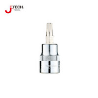 捷科（JETECH）SK3/8-T30 3/8“系列10mm梅花型旋具套筒（中心不带孔）