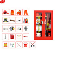 谋福CNMF9906 微型消防站 消防物资柜 消防箱工具放置柜展示柜应急柜 1.4米消防柜（2人热销配置.详见描述）