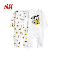 H＆M  HM0422607 婴儿睡衣套装 2件装