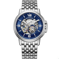 ROSSINI 罗西尼 雅尊商务系列 517793W05C 男士时尚镂空自动机械表 钢带 防水