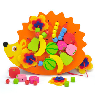 TOP BRIGHT 特宝儿 刺猬穿绳串珠玩具