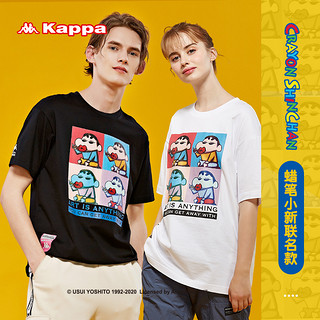 Kappa 卡帕 K0AX2TD50D 蜡笔小新联名情侣T恤