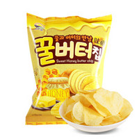 韩国进口 九日（JIUR） 蜂蜜黄油味薯片 土豪网红膨化食品 休闲零食 60g