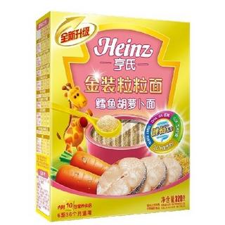  Heinz 亨氏 金装粒粒面 鳕鱼胡萝卜 320g