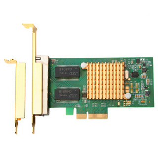 魔羯 MOGE MC2253 PCI-E千兆四口网卡intel原装芯片I350-T4服务器千兆网卡PCIE