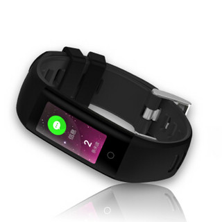 golife彩屏触摸式心率血压防水G16健康智能运动手表 电话短信提醒蓝牙4.0 黑色