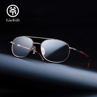 老爷子（LaoYeZi）7025老花镜男女通用半框超轻老花眼镜 高清舒适不头晕老人老光眼镜 金色 250度