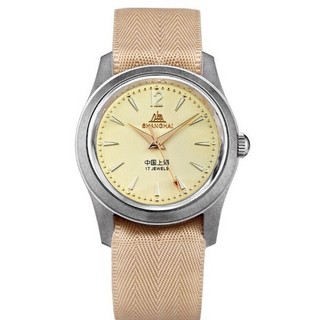 SHANGHAI 上海 牌手表 流转系列 60-A581 男士手动机械手表