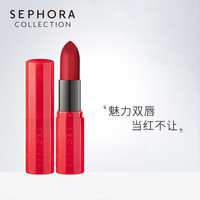 Sephora/丝芙兰魅彩丝绒唇膏女Rouge小红帽红管口红S10掌上伊人