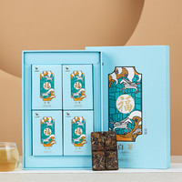 bamatea 八马茶业 八马茶叶 福建太姥山福鼎白茶贡眉紧压白茶砖茶礼盒装80g