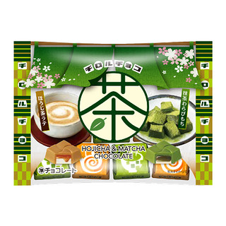 日本进口零食 松尾牛奶抹茶味糯米糍夹心巧克力7枚（代可可脂）
