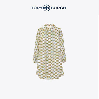 TORY BURCH 汤丽柏琦 20早秋女装 CORA 印花长袖衬衫连衣裙 75266