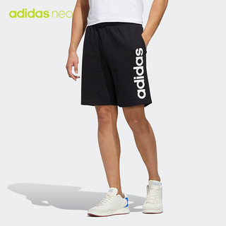 阿迪达斯官网 adidas neo M ESNTL LG SHRT 男装运动短裤FP7423